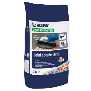 Joint de carrelage souple large blanc 5 kg MAPEI