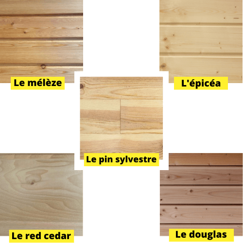 Les différentes essences de bois pour bardage