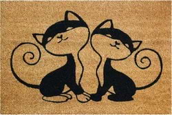 tapis entree chats