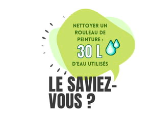 30 litres d'eau pour nettoyer unpinceau